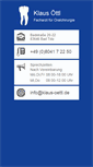 Mobile Screenshot of klaus-oettl.de